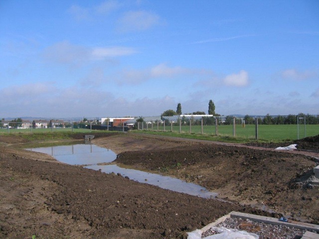 basin under construction